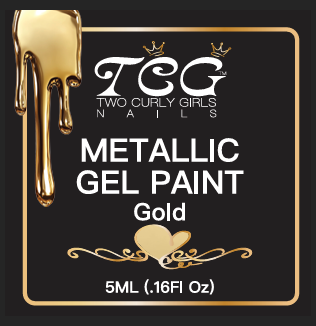 5ml Metallic Gel Paint Gold