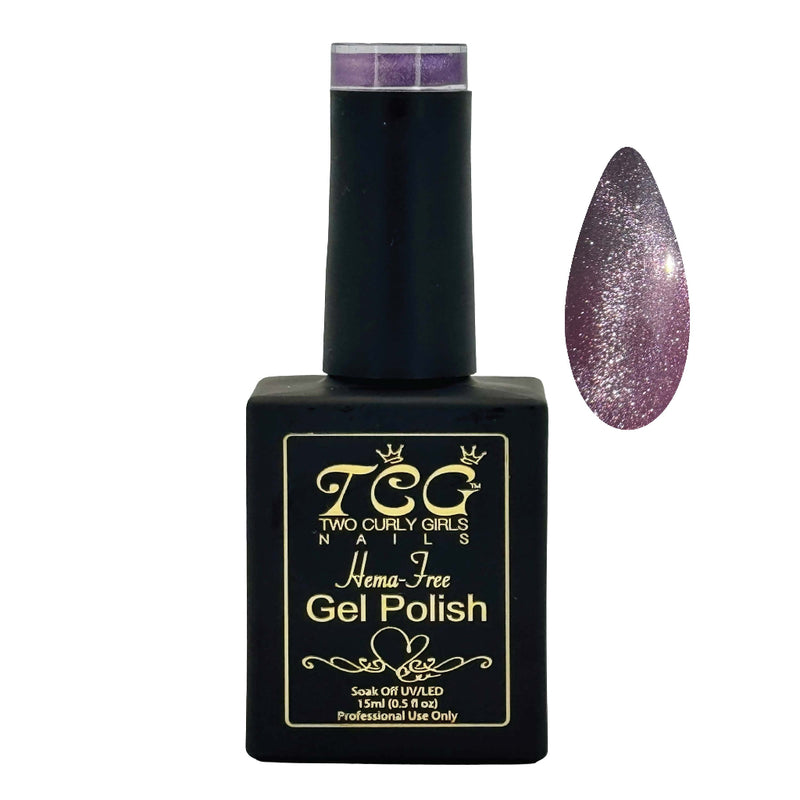 Violet Crystal Cat Eye HEMA-Free Gel Polish 15ml | nails.co.nz