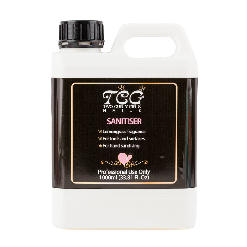 Nail Sanitiser 1 Litre | TCG Hand & Nail Sanitising Solution NZ