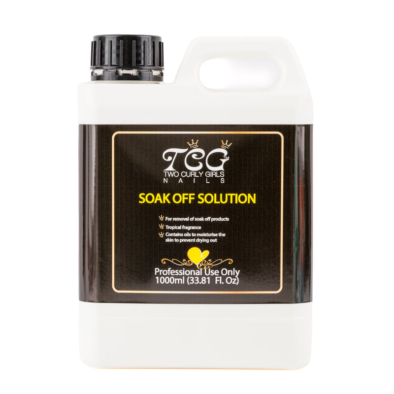 Soak Off Removal Liquid 1 Litre | TCG Gel Polish Remover NZ
