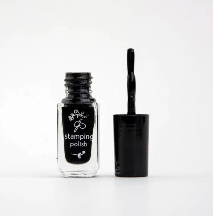 Black #1 More Like 1 AM 5ml bottle- Nail Stamping Color (5 Free Formula)