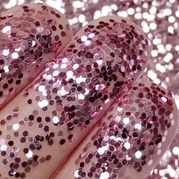1mm Pink Chunky Hexagon Glitter - NSI NZ Ltd