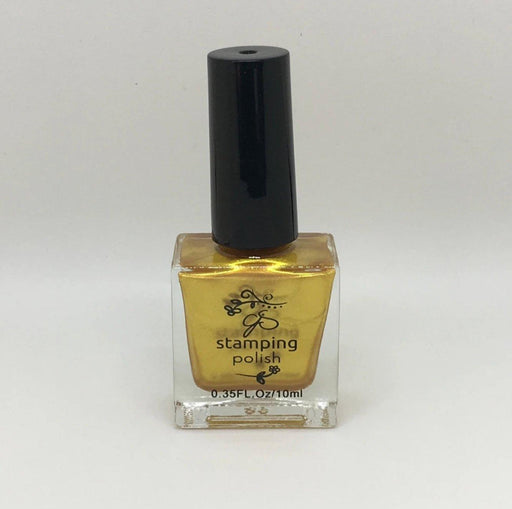 GOLD #3 All that Glitters - Nail Stamping Colour (5 Free Formula) 10ml Bottle