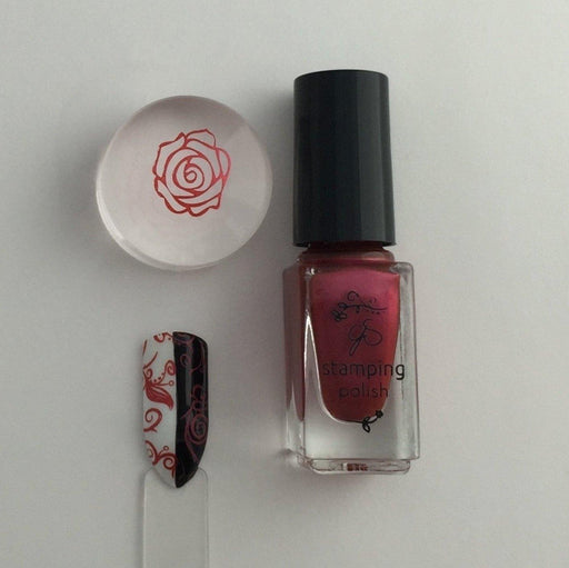 #33 Crimson Crush - Nail Stamping Color (5 Free Formula)
