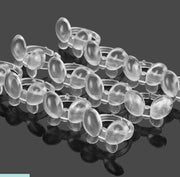 50pc Nail Polish Clips For Display Butterfly Clear - NSI NZ Ltd