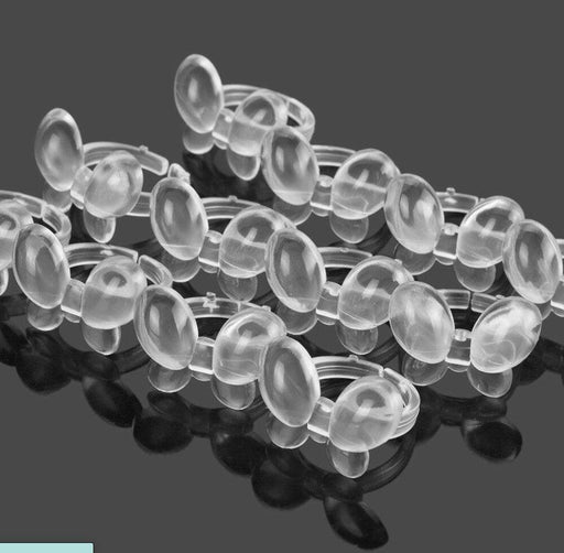 50pc Nail Polish Clips For Display Butterfly Clear - NSI NZ Ltd