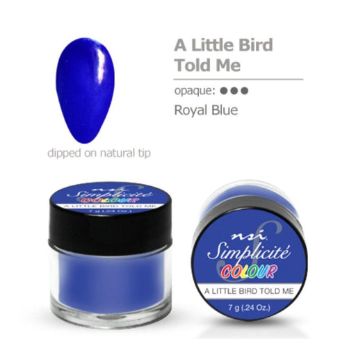 Simplicite' Dipping Powder A Little Bird Told Me