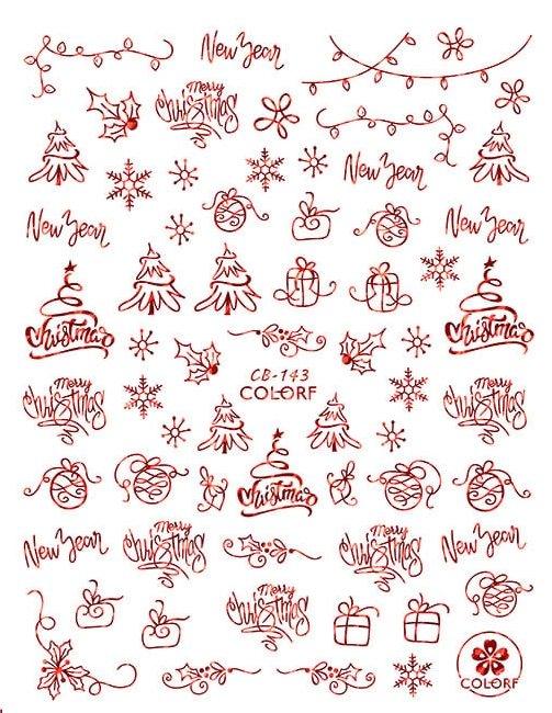 CB143 Christmas Sticker - NSI NZ Ltd