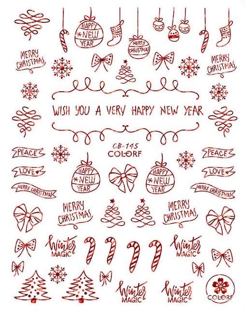 CB145 Christmas Sticker - NSI NZ Ltd