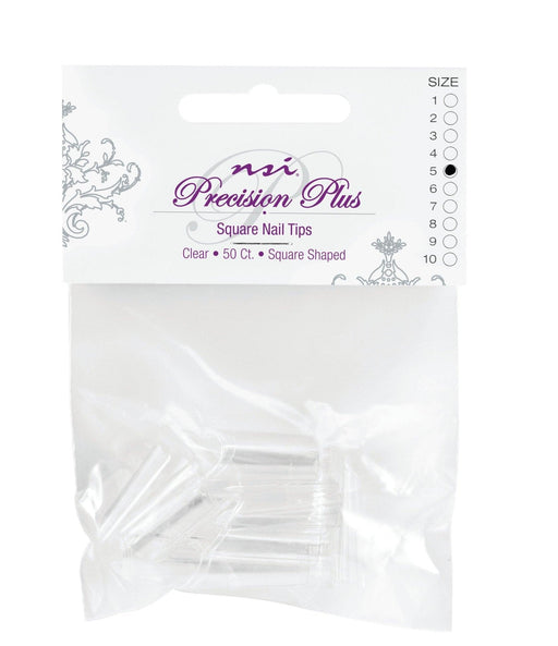 Clear ABS Square Tips 50 #2 - NSI NZ Ltd