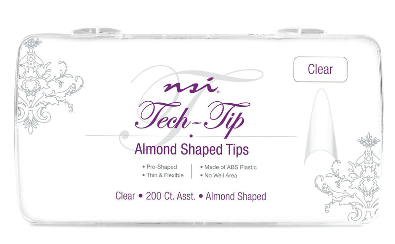 Clear Almond ABS Tips 200 - NSI NZ Ltd