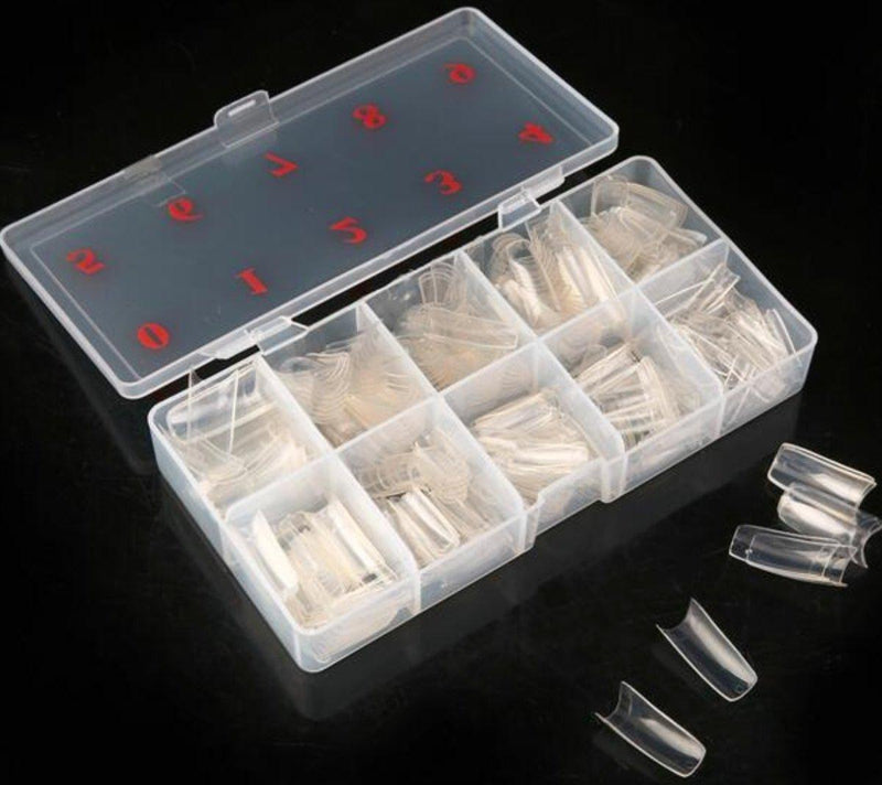 Clear Half French Tips 500pc - NSI NZ Ltd