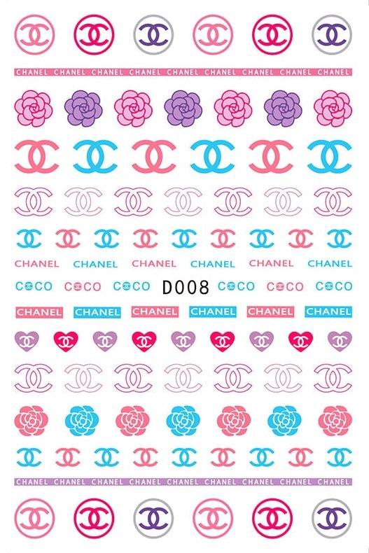 D008 Designer Nail Stickers - NSI NZ Ltd
