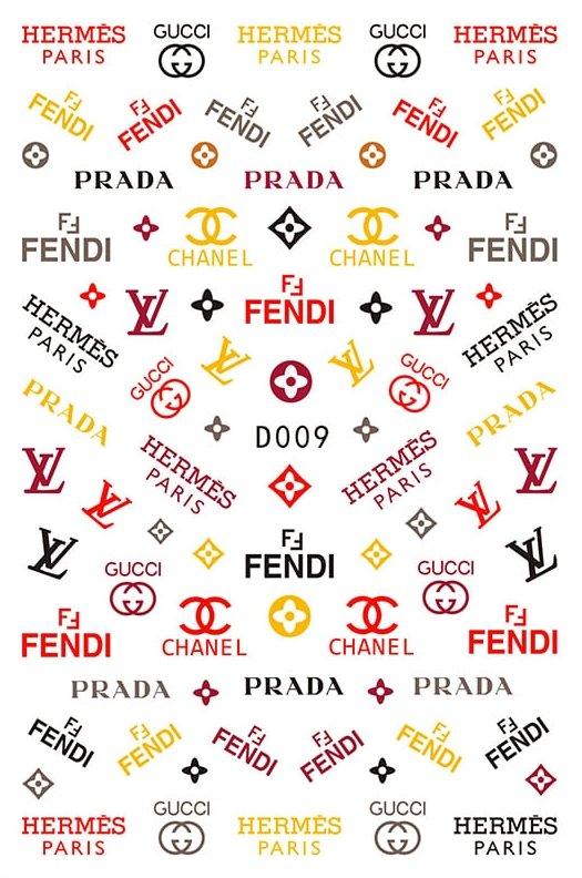 D009 Designer Nail Stickers - NSI NZ Ltd