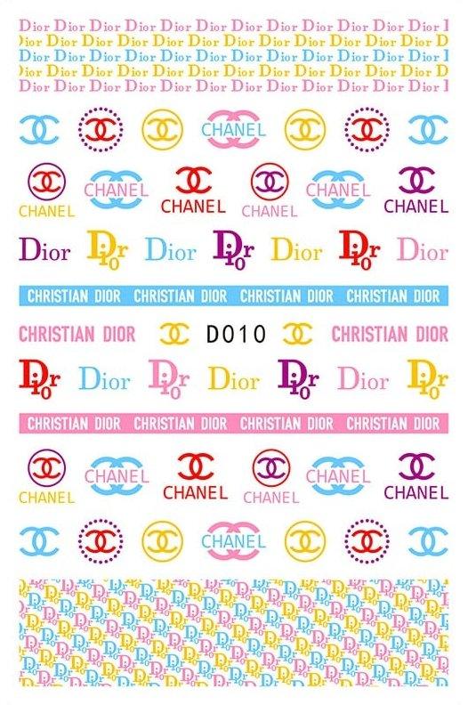 D010 Designer Nail Stickers - NSI NZ Ltd