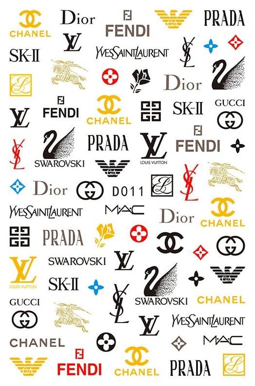 D011 Designer Nail Sticker - NSI NZ Ltd