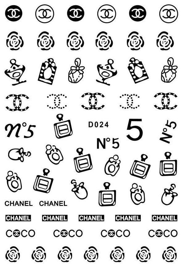D024 Designer Nail Stickers - NSI NZ Ltd