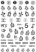 D024 Designer Nail Stickers - NSI NZ Ltd