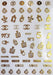D024 Gold Designer Nail Stickers - NSI NZ Ltd