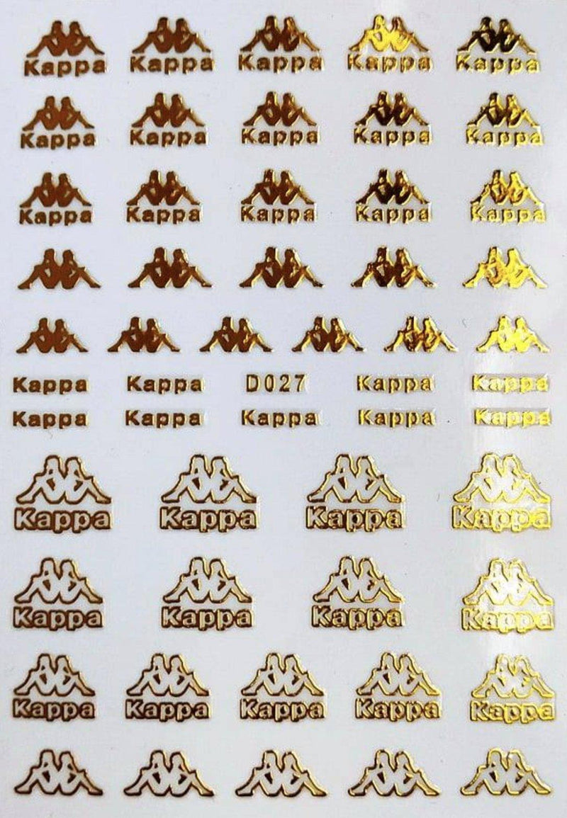 D027 Gold Designer Nail Stickers - NSI NZ Ltd