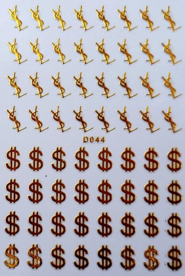 D044 Designer Nail Stickers - NSI NZ Ltd