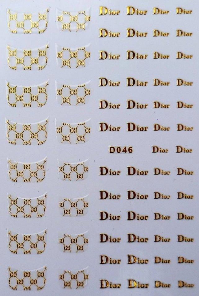 D046 Designer Nail Stickers - NSI NZ Ltd