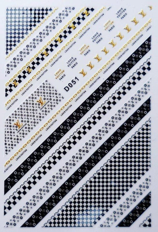 D051 Designer Nail Stickers - NSI NZ Ltd