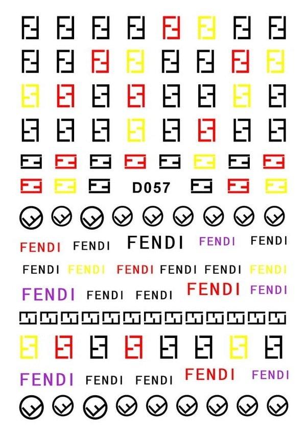 D057 Designer Nail Stickers - NSI NZ Ltd