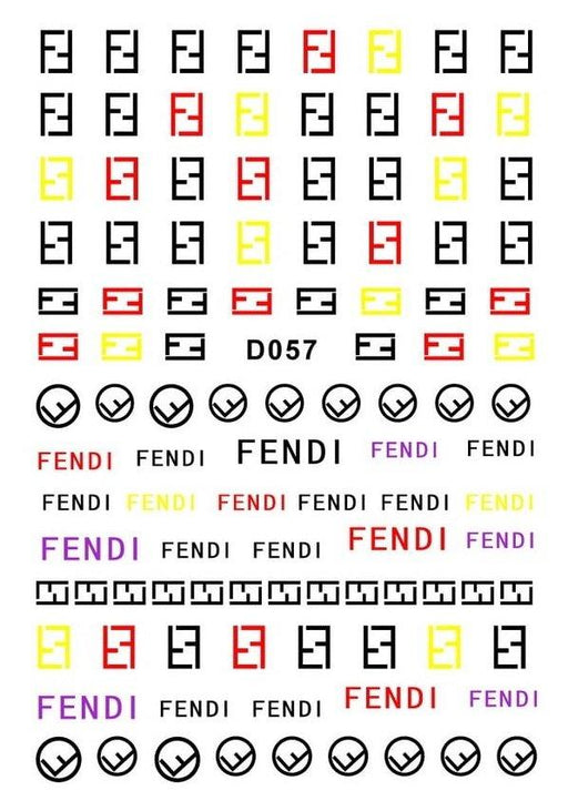 D057 Designer Nail Stickers - NSI NZ Ltd