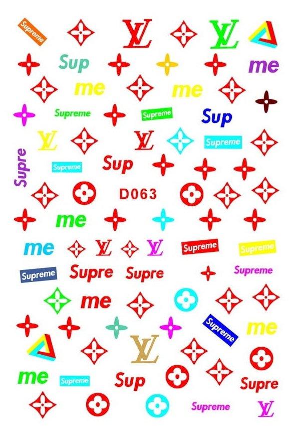 D063 Designer Nail Stickers - NSI NZ Ltd