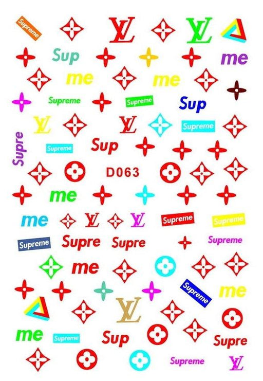 D063 Designer Nail Stickers - NSI NZ Ltd