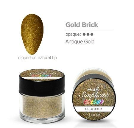Simplicite' Dipping Powder Gold Brick