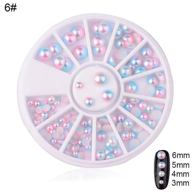 Half Round Pearl Rhinestones #6 - NSI NZ Ltd