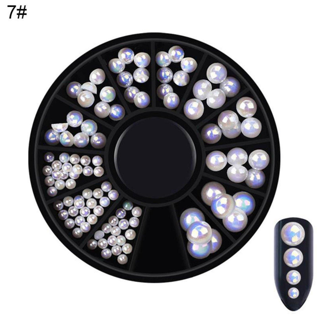 Half Round Pearl Rhinestones #7 — NSI NZ Ltd