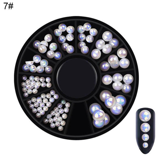 Half Round Pearl Rhinestones #7 - NSI NZ Ltd