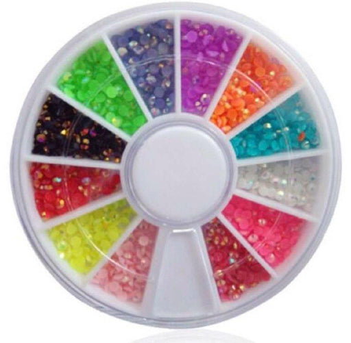 3mm Jelly AB Colour Rhinestone Wheel