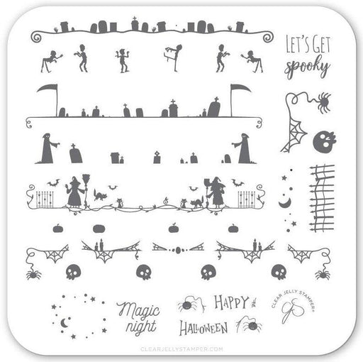 Let’s Get Spooky! (CjS-H-41) Steel Stamping Plate