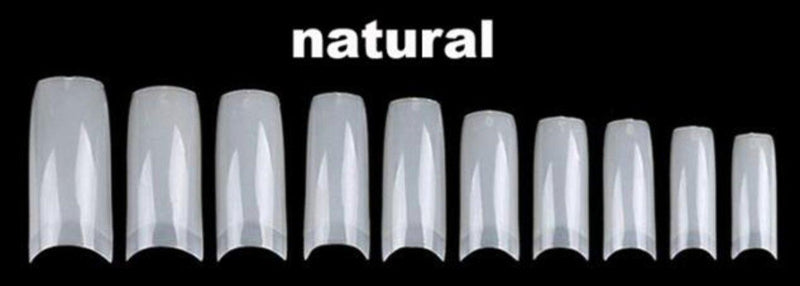Natural Half French Tips 500pc - NSI NZ Ltd
