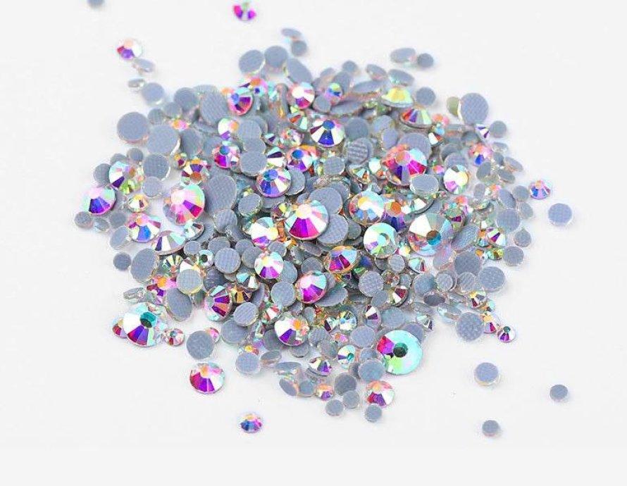 No 8 Multi sized bulk bag 1440pc Rhinestones — NSI NZ Ltd