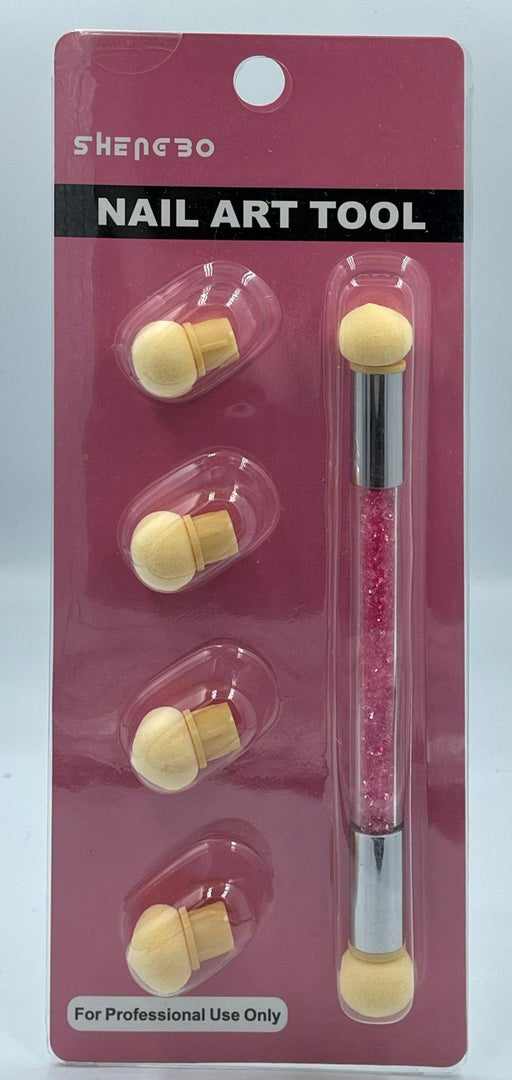 Pink Crystal Double ended Sponge Gradient Blending Tool - NSI NZ Ltd