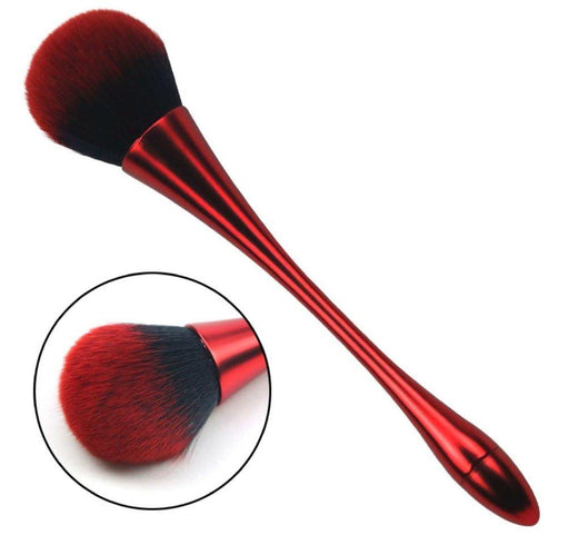 Red Nail Dusting Brush
