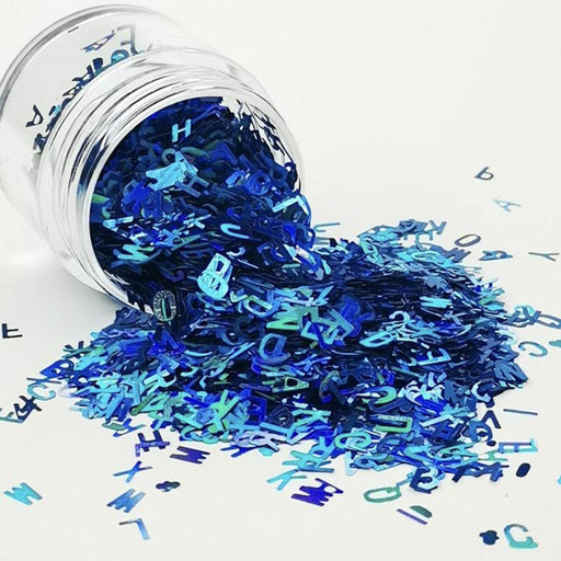 Sky Blue Alphabet Glitter - NSI NZ Ltd