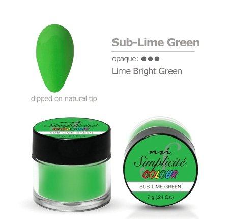 Sub-Lime Green Dipping/Acrylic Powder - NSI NZ Ltd