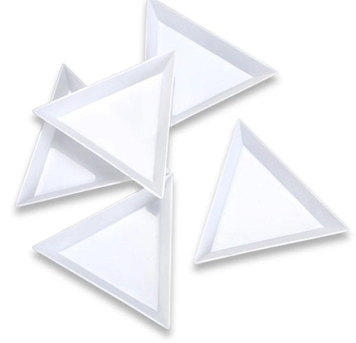 Triangle tray for rhinestones