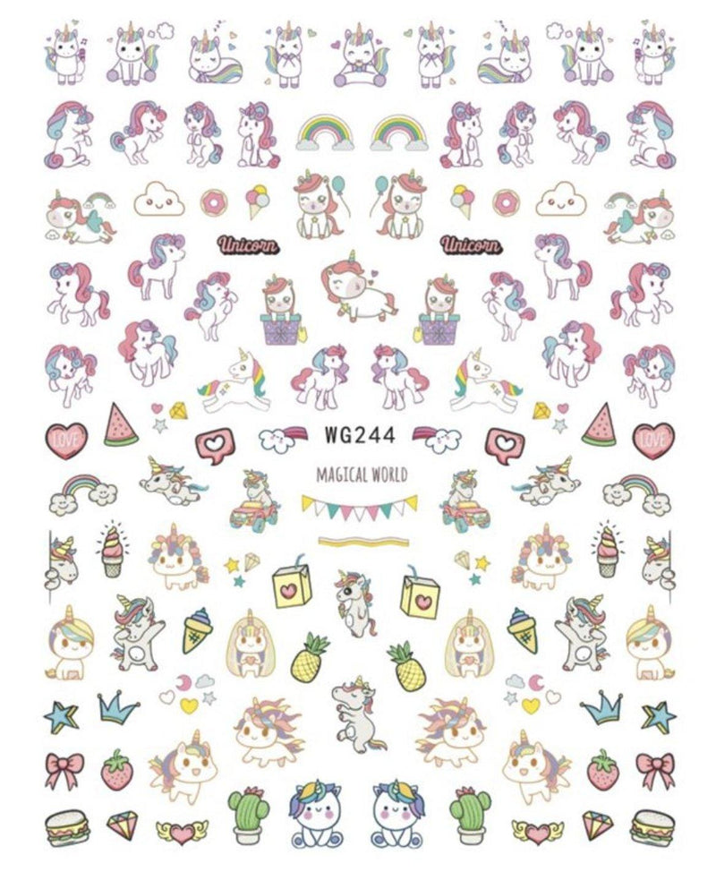 WG244 Unicorn Stickers - NSI NZ Ltd