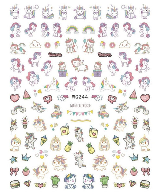 WG244 Unicorn Stickers - NSI NZ Ltd