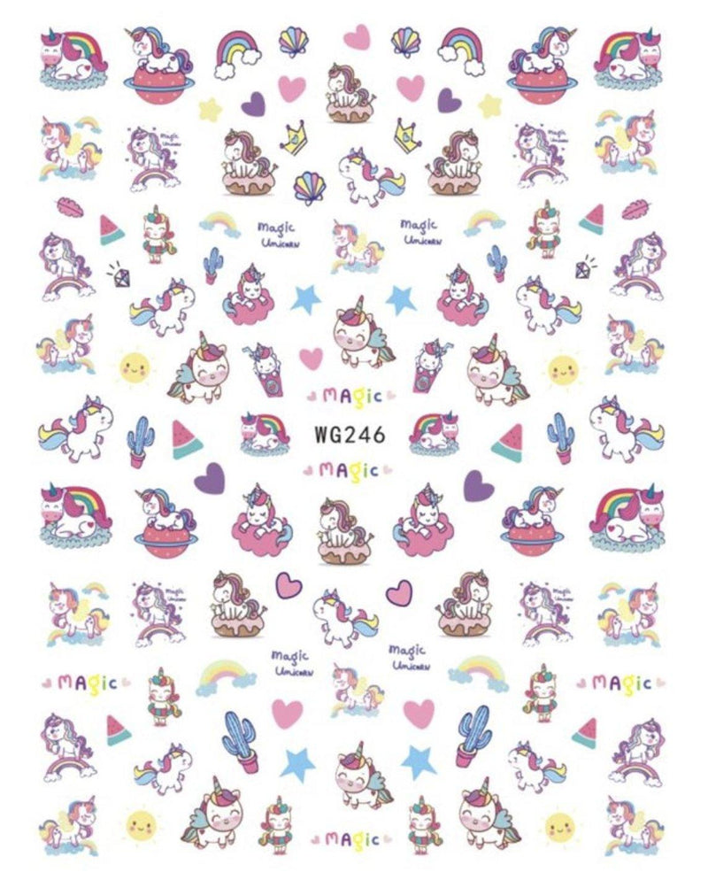 WG246 Unicorn Stickers - NSI NZ Ltd