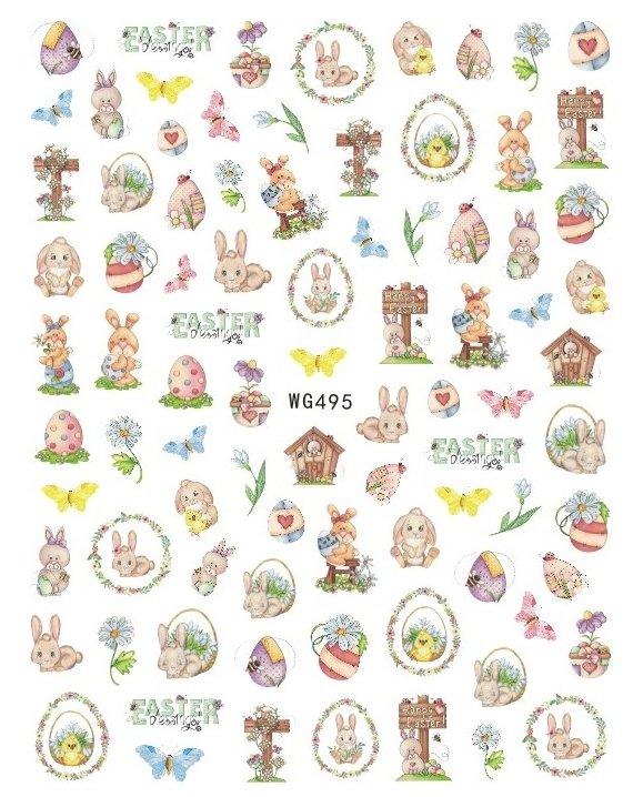 WG495 Easter Nail Stickers - NSI NZ Ltd
