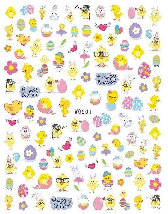 WG501 Easter Nail Stickers - NSI NZ Ltd