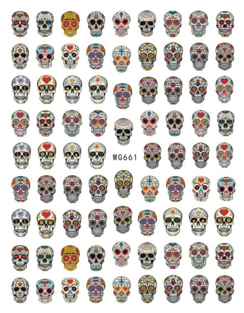 WG661 Skull Nail Stickers - NSI NZ Ltd
